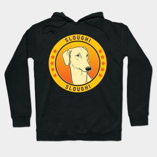 Sloughi Dog Portrait Hoodie